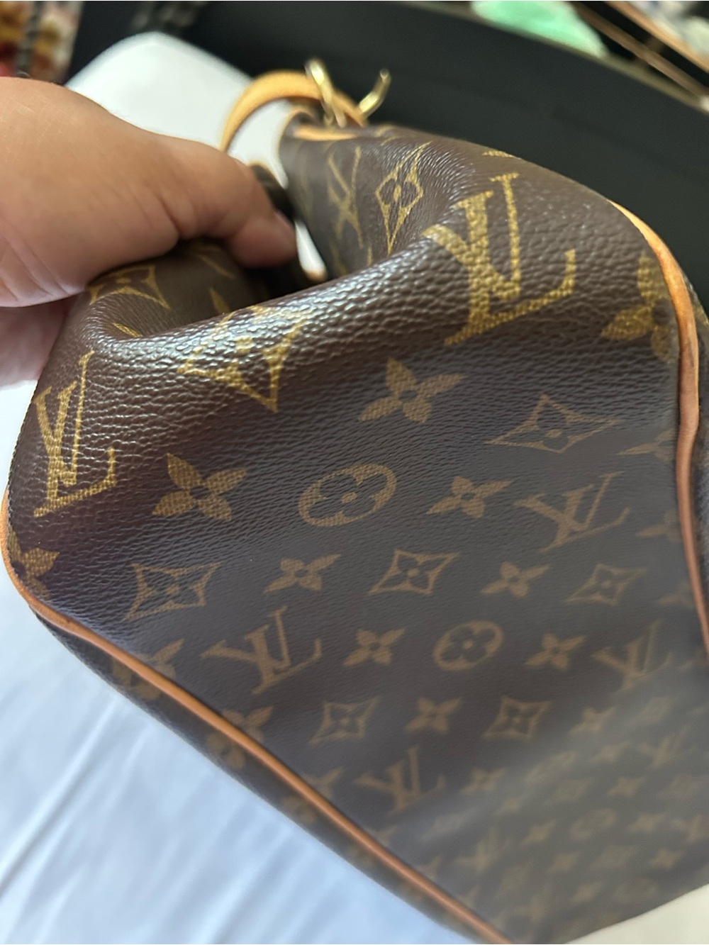 🤎 Louis Vuitton 💛Batignolles Horizon Monogram Canvas Shoulder Bag ~ NWOT - Picture 6 of 8